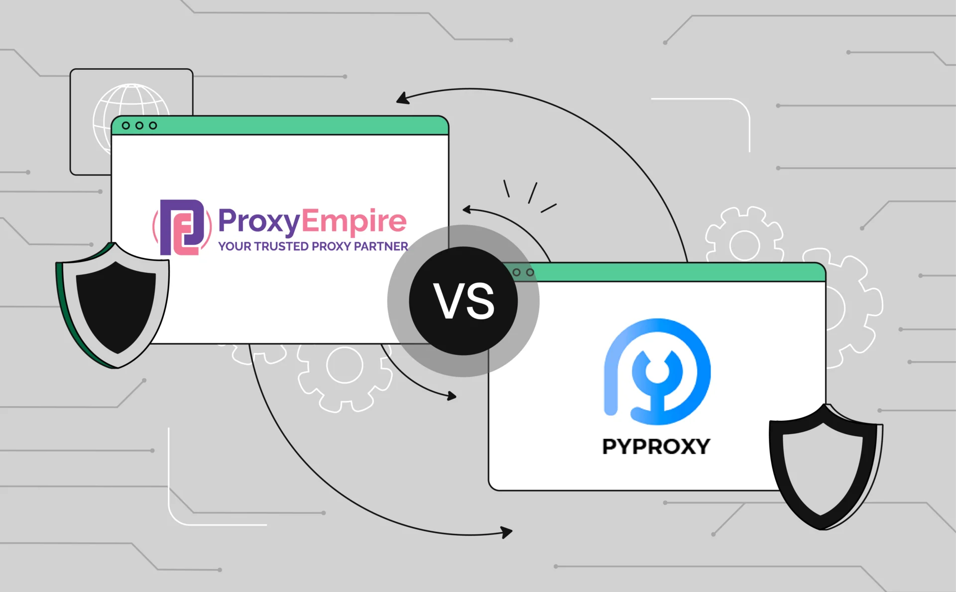 an illustration of ProxyEmpire interface vs PYProxy interface