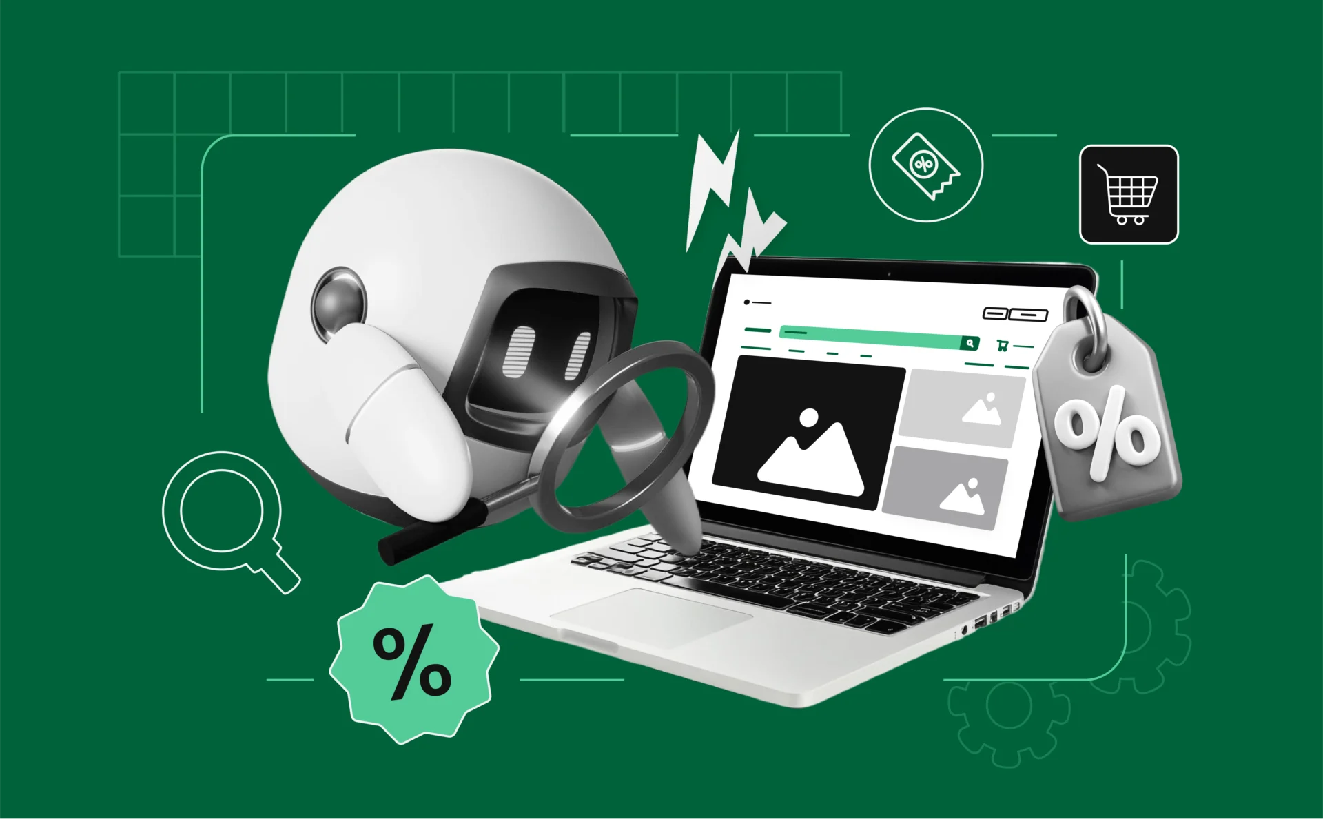 An illustration of 5 Reasons to Use Shopping Bots for Faster Deals & Discounts
