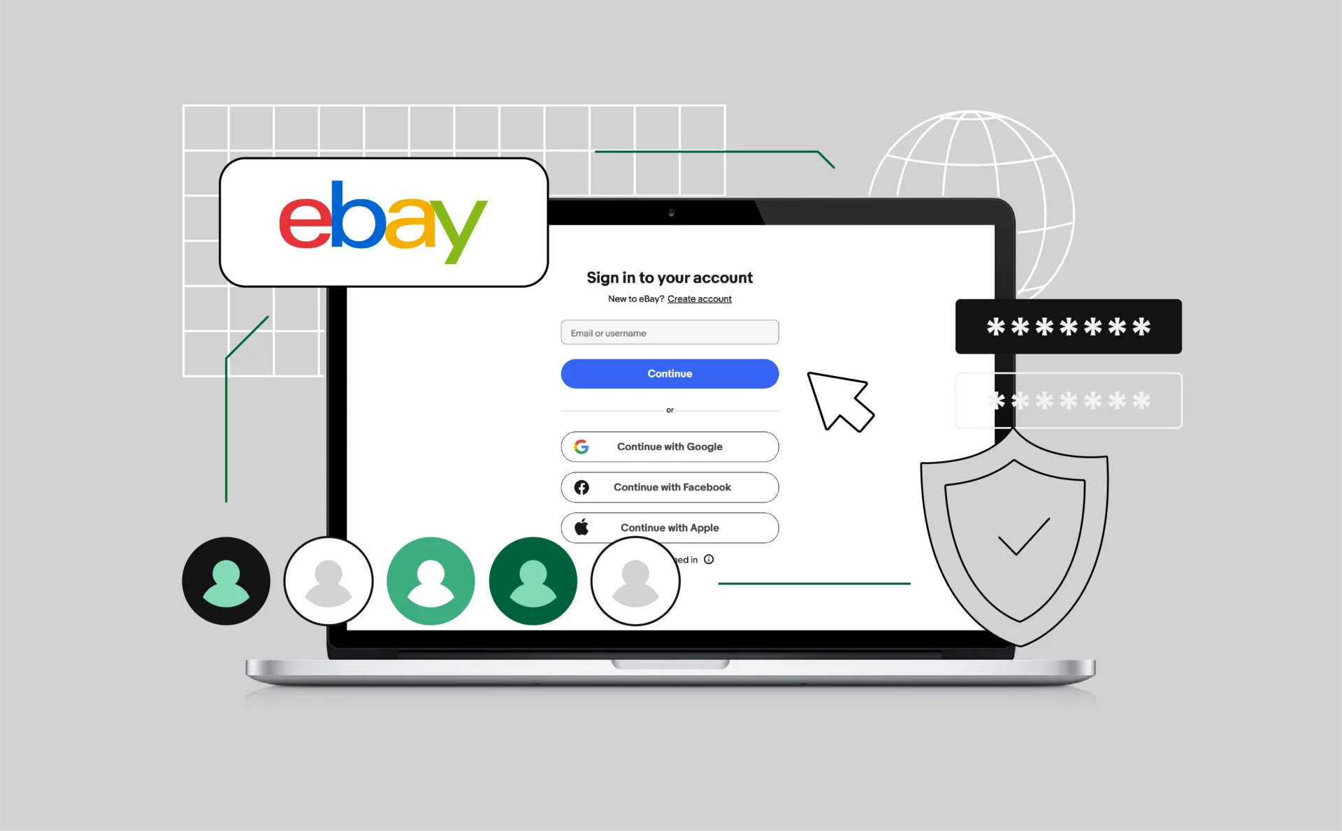 An illustration of Mastering eBay Stealth Accounts: Strategies for 2025