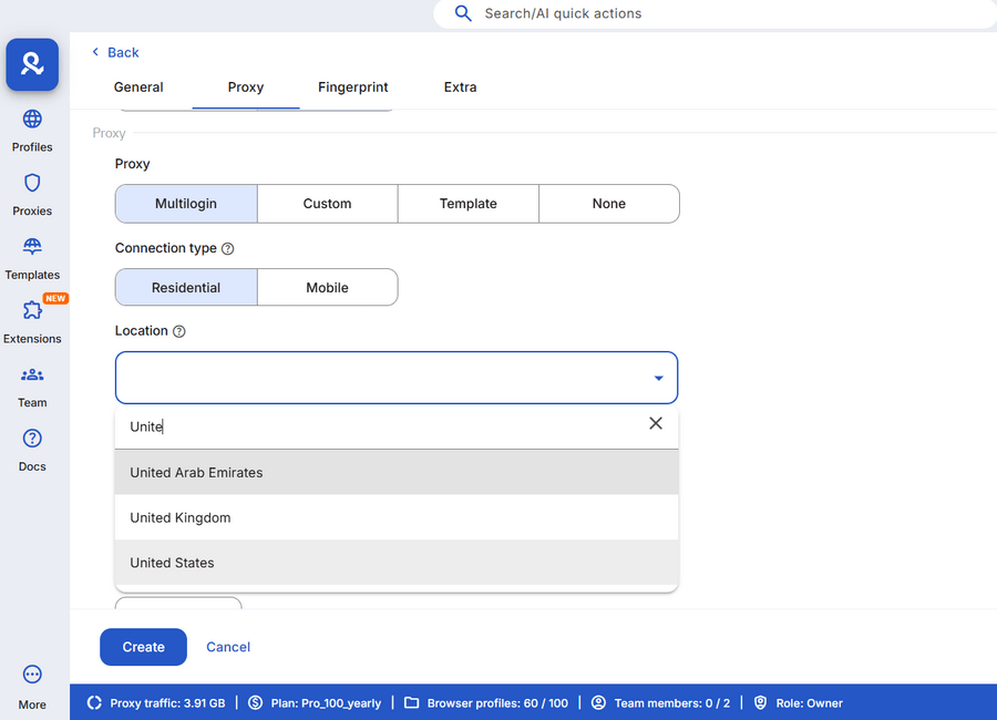 Built-in proxies for multiple PayPal accounts in Multilogin
