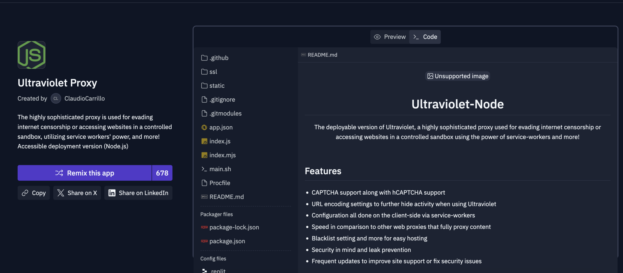 Open that project and click “Fork.” to have access 