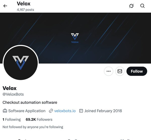 Velox is a Supreme