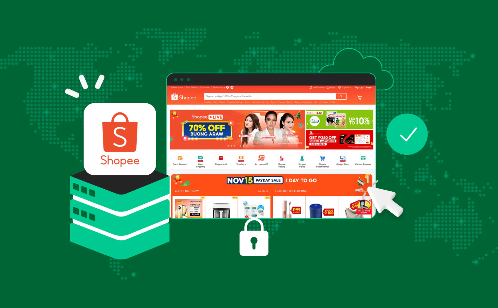 Shopee proxy for bypassing geo-restrictions and multiple Shopee account management