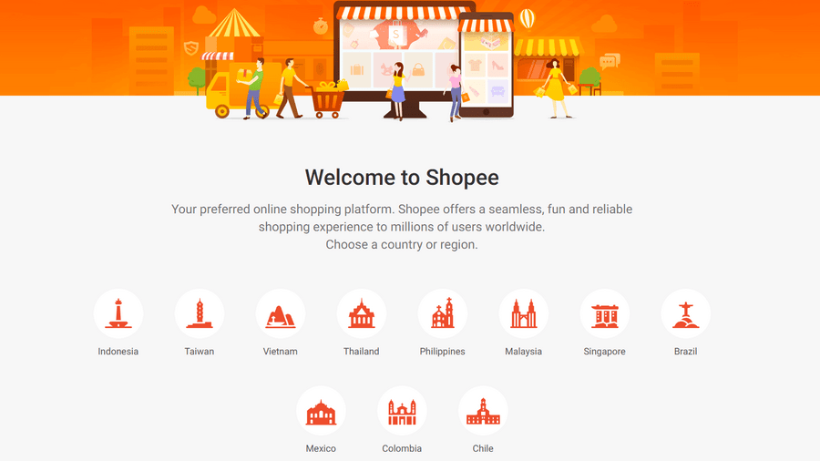 Shopee homepage
