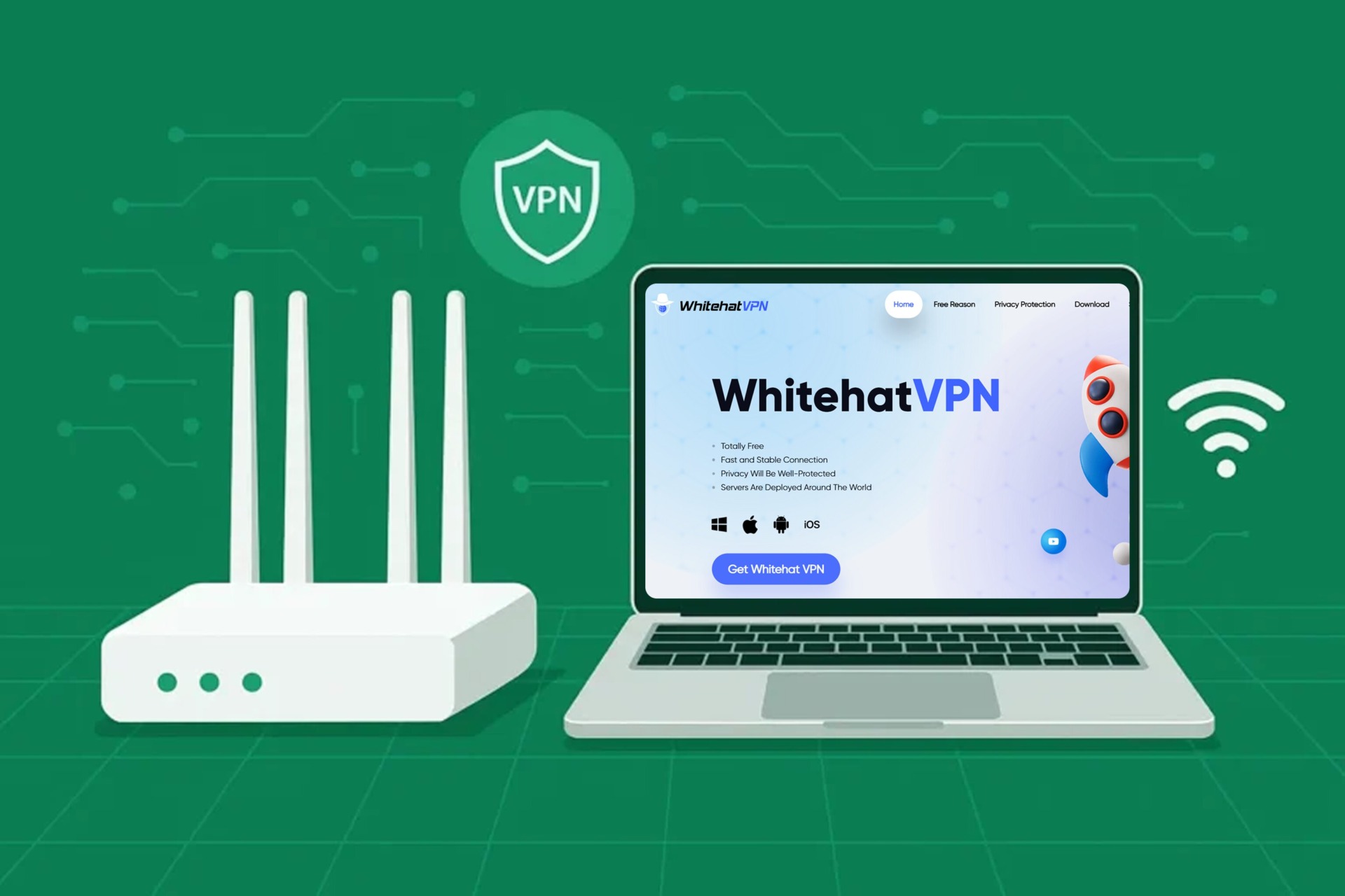 WhiteHat VPN review 2025 – Free VPN service with unlimited devices