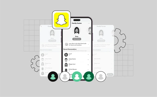 Illustration on how to manage multiple Snapchat accounts on one device