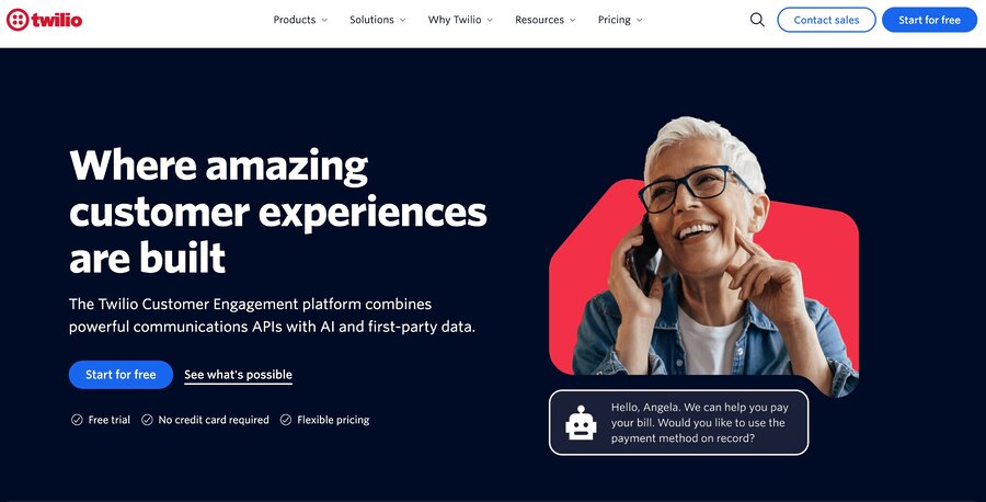 Twilio dashboard with programmable temporary phone number used for SMS and OTP verification at scale